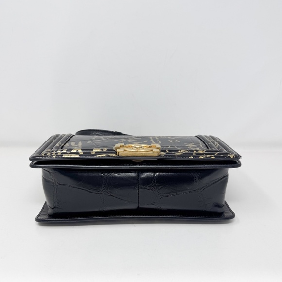 Chanel Embossed Graffiti Medium Boy Bag - Picture 4 of 9